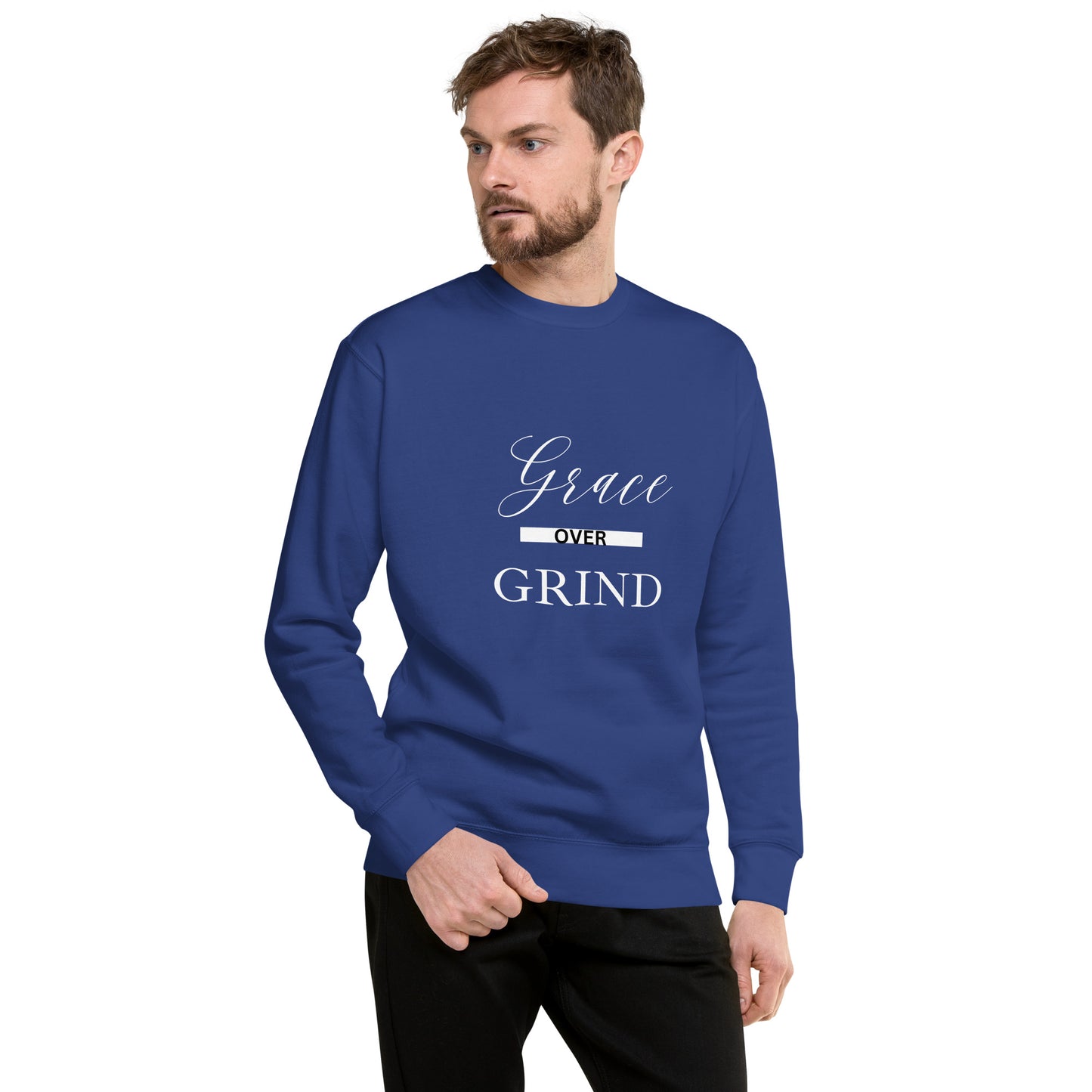 Grace Over Grind Premium Sweatshirt