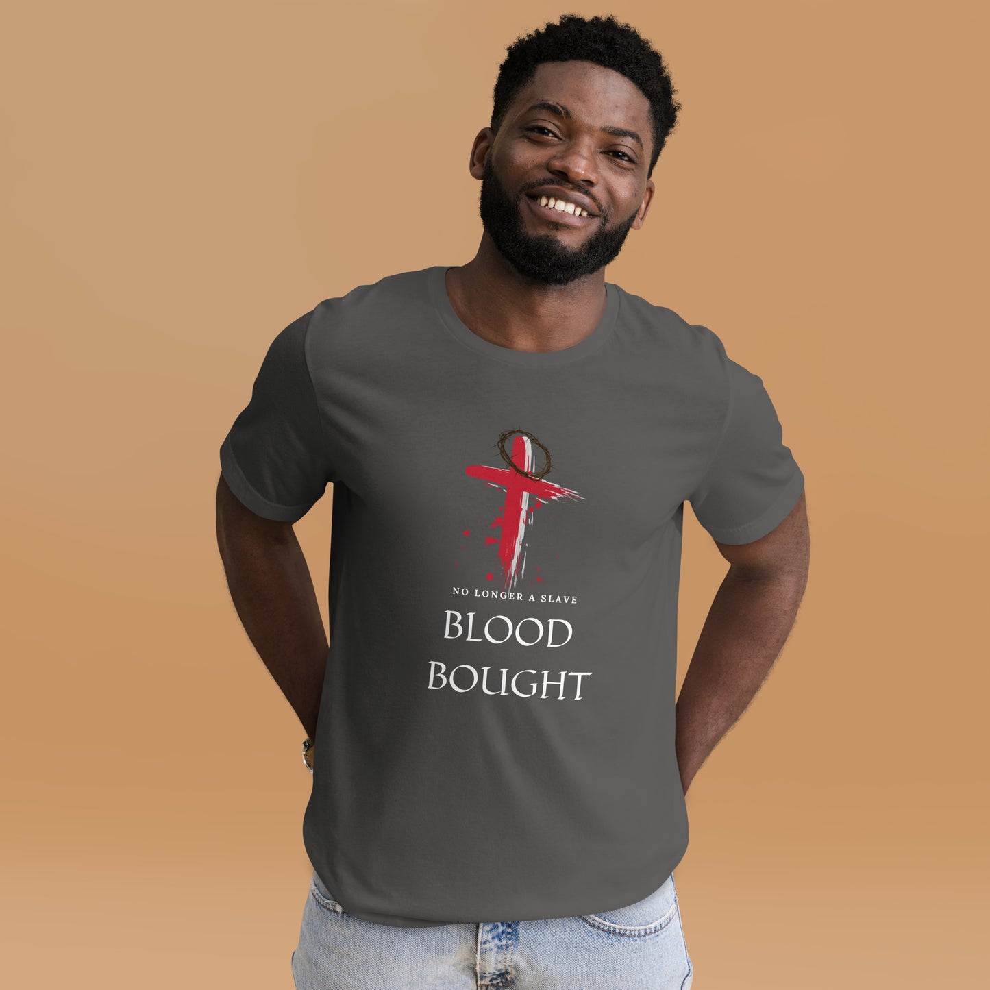 Blood Bought Tee-White