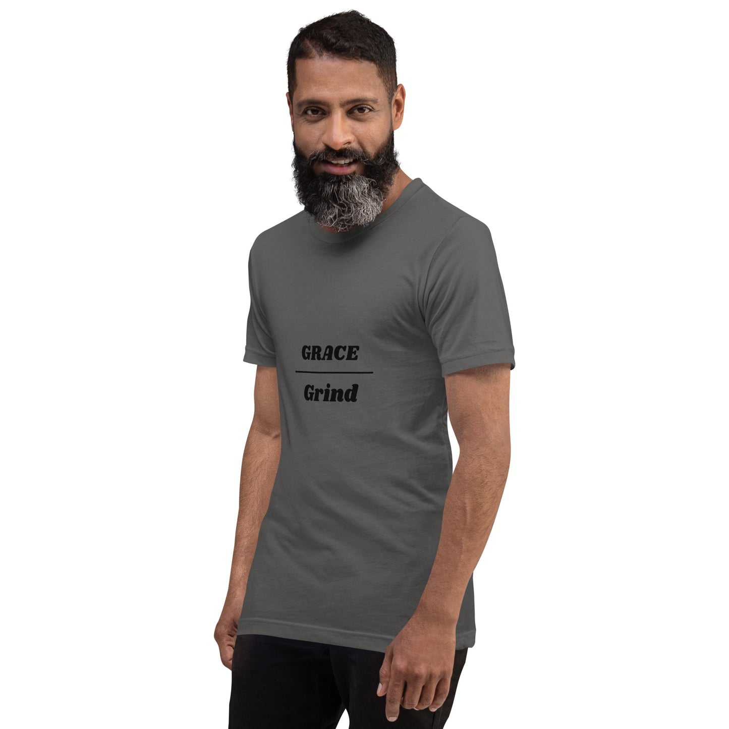 Grace Over Grind Unisex Tee-BLK