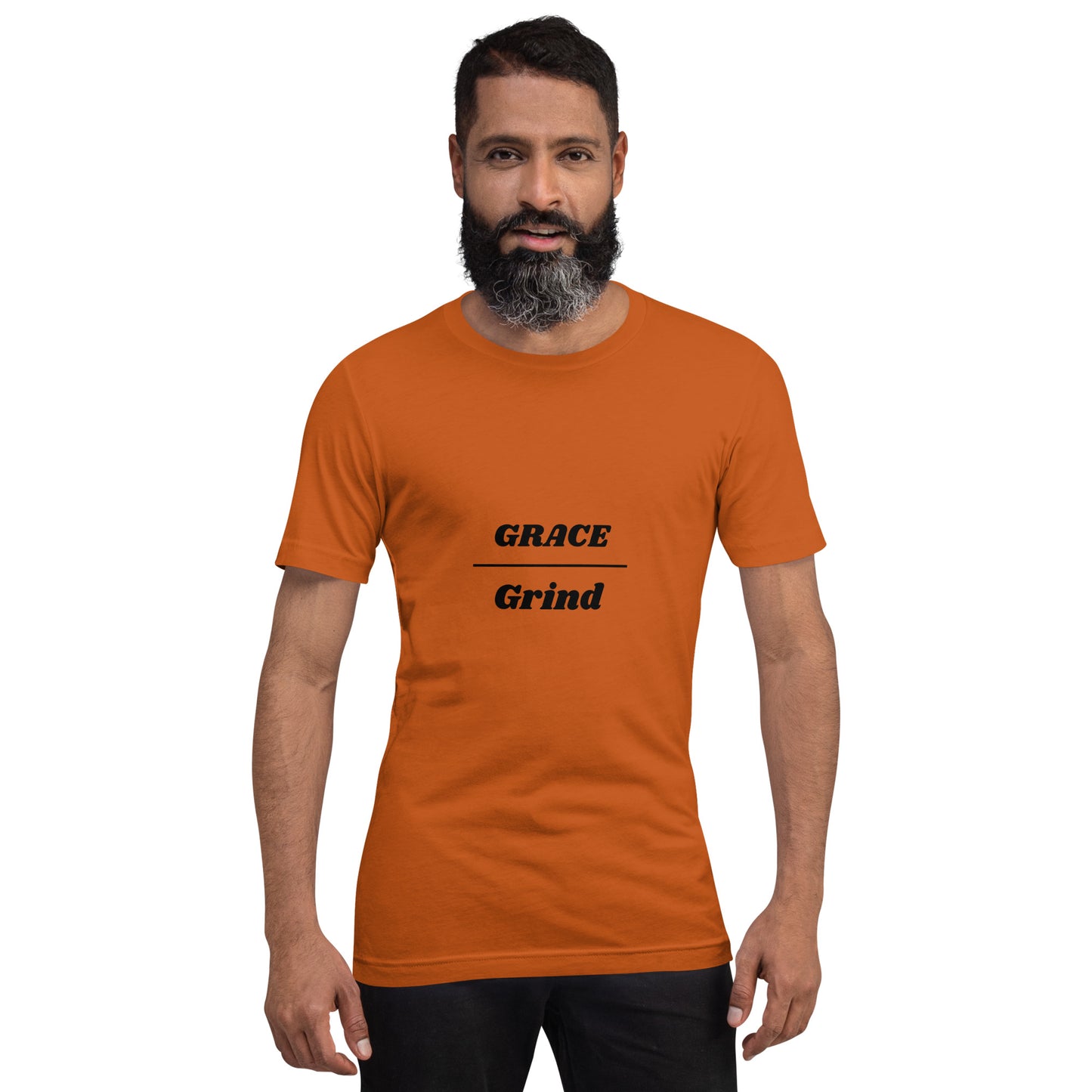 Grace Over Grind Unisex Tee-BLK