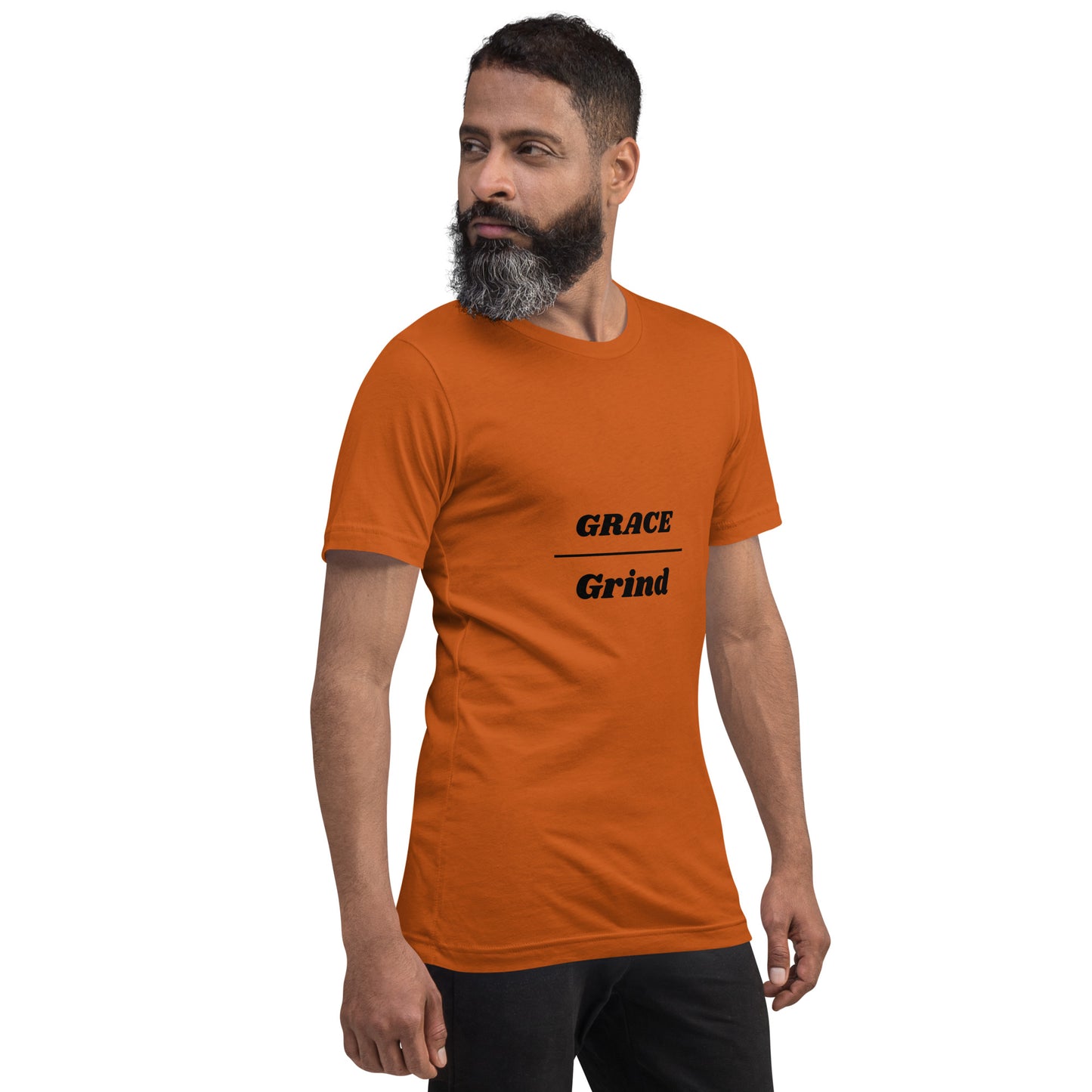 Grace Over Grind Unisex Tee-BLK