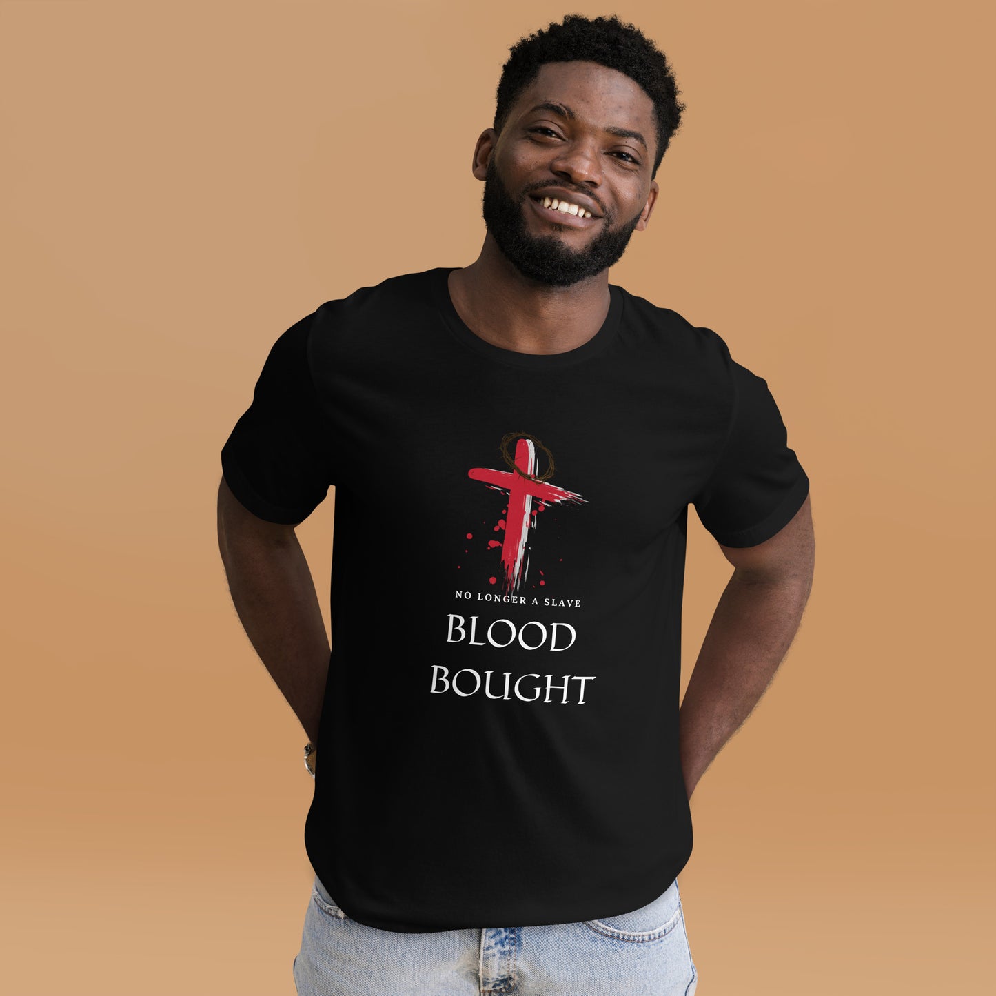 Blood Bought Tee-White