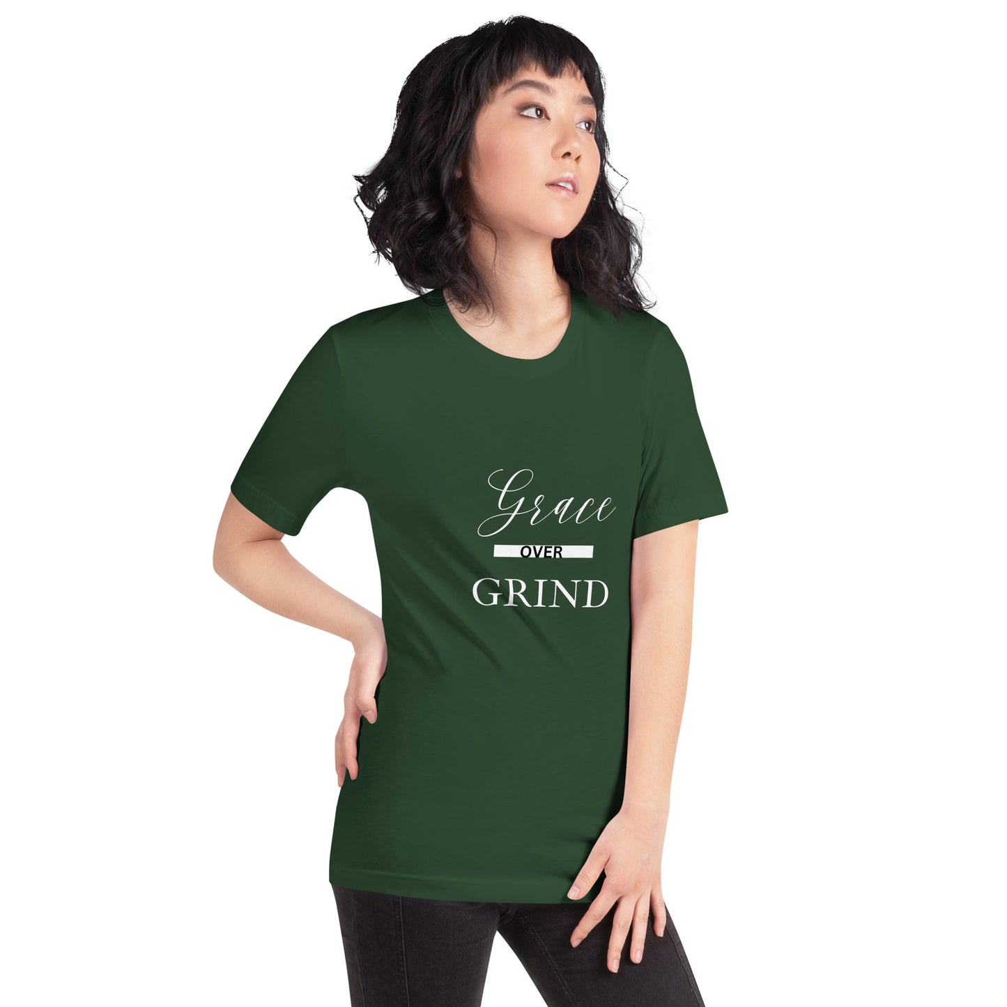 Grace Over Grind-WHT