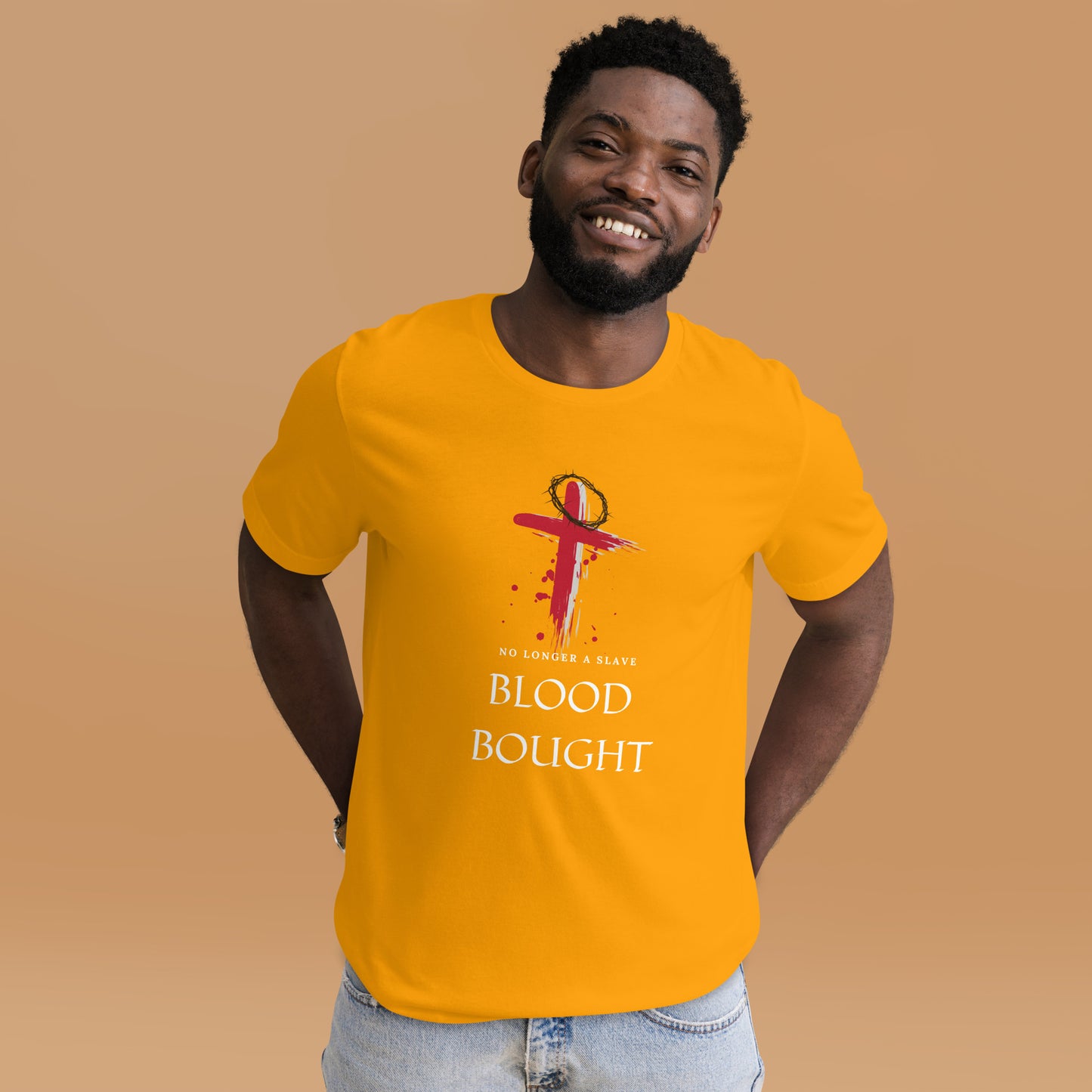 Blood Bought Tee-White