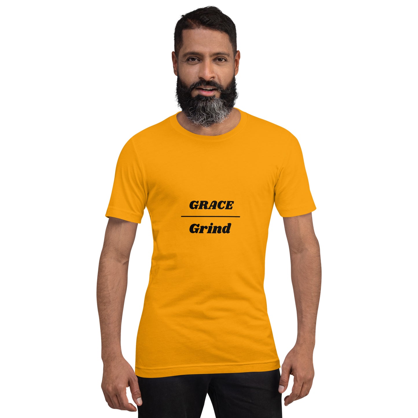 Grace Over Grind Unisex Tee-BLK