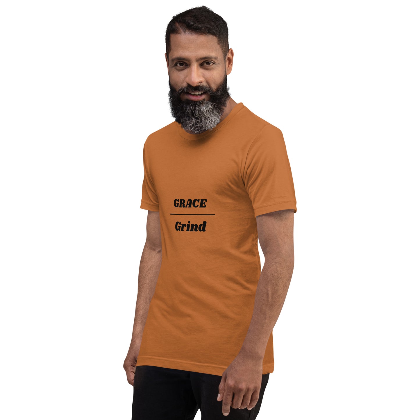 Grace Over Grind Unisex Tee-BLK