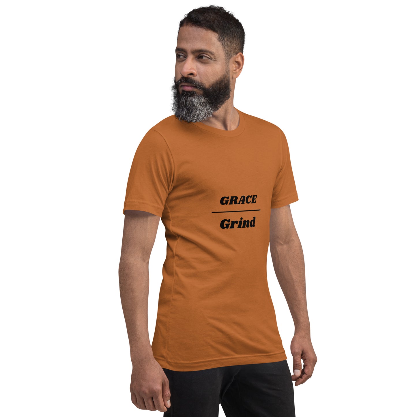 Grace Over Grind Unisex Tee-BLK