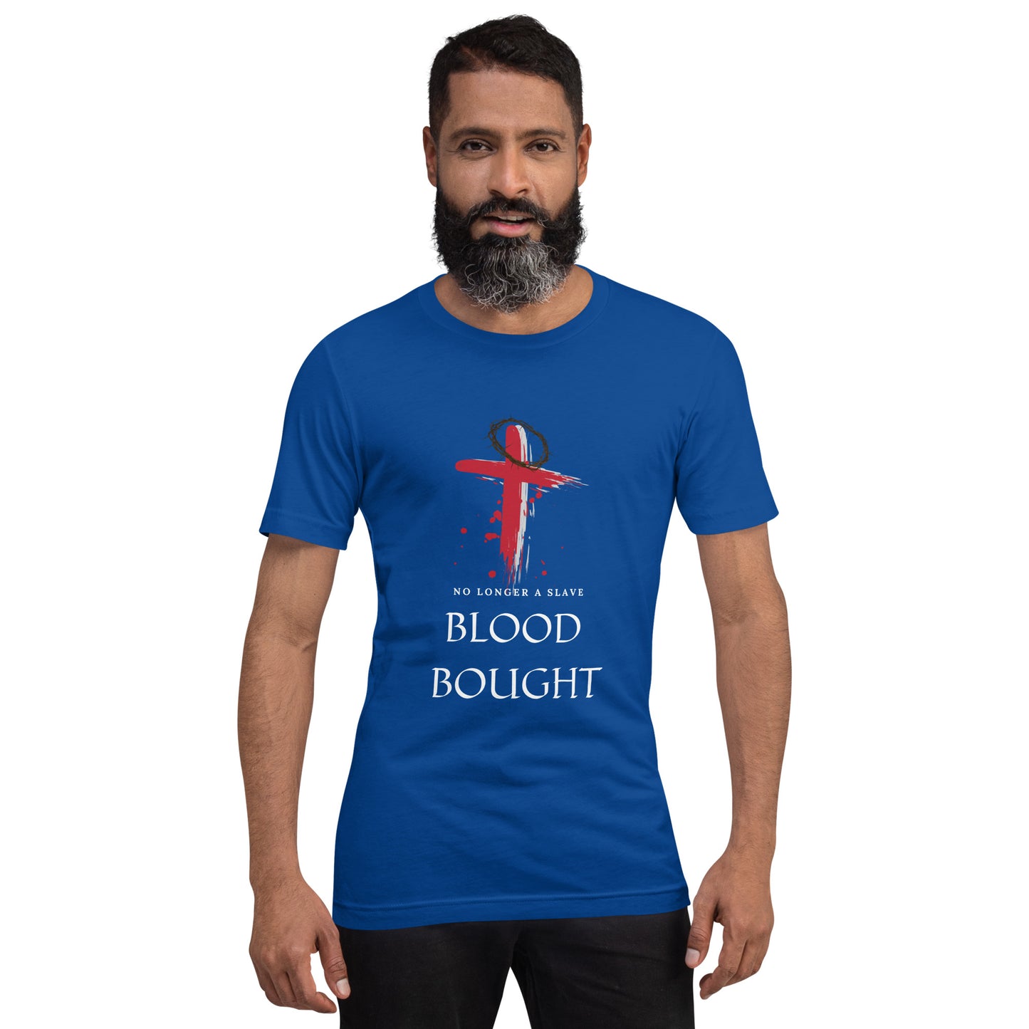 Blood Bought Tee-White