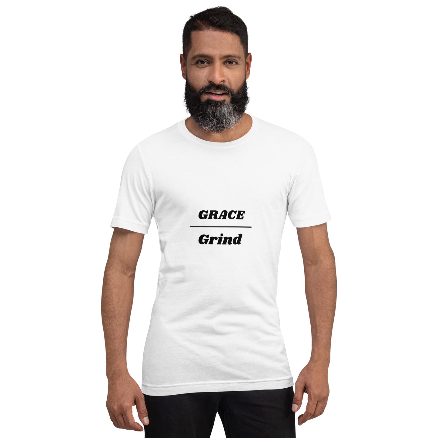 Grace Over Grind Unisex Tee-BLK